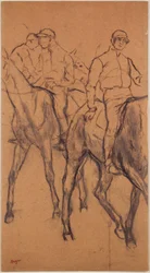 Jockeys on Horses
