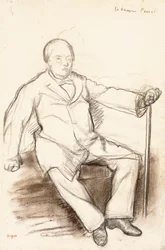 Jules Perrot, Study for The Dancer Perrot, Sitting