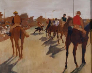 The Parade, Also Called Racehorses in Front of the Stands