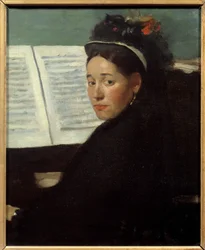 Mademoiselle Dihau at the Piano