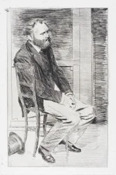 Manet Seated, Turned to the Right
