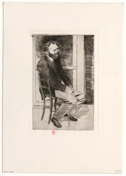 [Manet Seated, Turned to the Right]