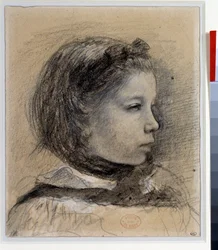Portrait of Giulia Bellelli (Study for the Bellelli Family)