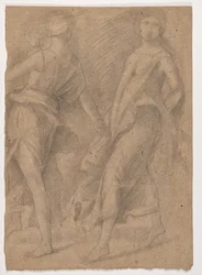 Study after Andrea Mantegna, "Parnassus"