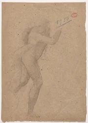 Study after an engraving by Marcantonio Raimondi after Raphael, 
