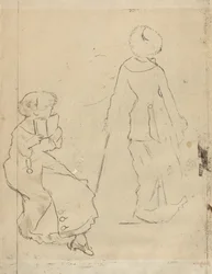 Study for Mary Cassatt at the Louvre