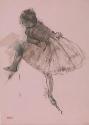Study of a Ballet Dancer (detail)