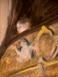Study of a Lodge at the Theatre (detail)