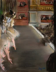 Dancers in the Old Opera. Around 1877