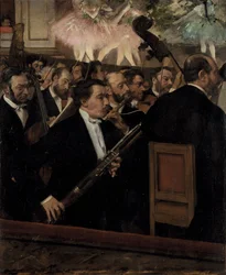 The Orchestra at the Opera, c. 1870