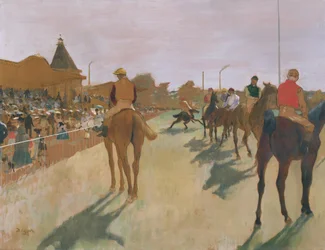 The Parade, or Race Horses in front of the Stands