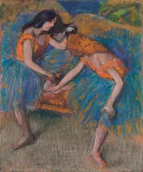 Two Dancers with Yellow Corsages, c.1902