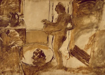 Woman Drying Herself, c.1884-86