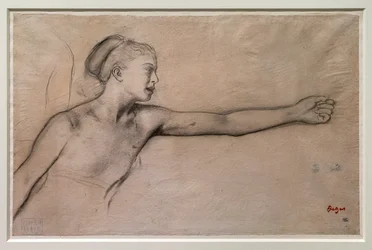 Young Spartan girl, study for “Little Spartan girls provoking boys”. Around 1860-1862.