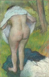 Young Woman Dressing Herself
