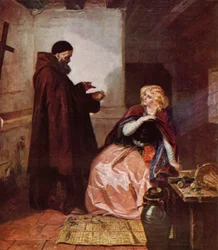 Juliet and Friar Laurence, Romeo and Juliet, Act IV, Scene 1