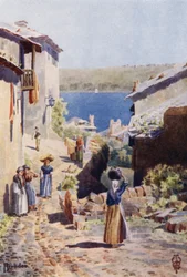 Northern Spain: Rivadeo, An Approach to the Harbour