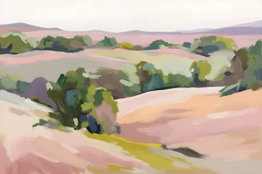 Pastel Rolling Hills
