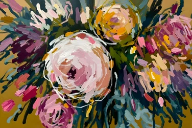 Vibrant Abstract Flowers