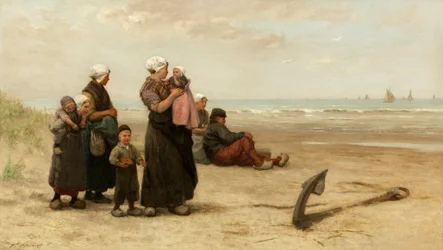 Watching for the Return of the Ships on the Beach at Katwijk