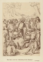 The Halt near the "Watering of St Thomas"