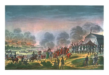 Bombardment of Madrid, 4 December 1808, c1850