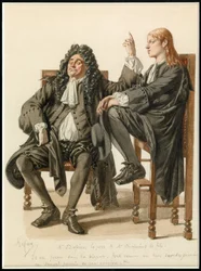 Portrait of Monsieur Diafoirus pere et fils