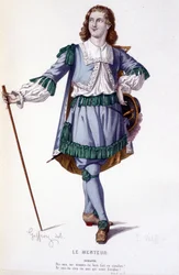 The character Dorante in the comedy Le Menteur (Collection of plays by Corneille)