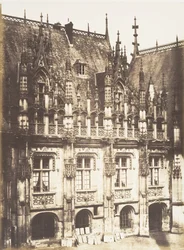 Fragment of the Palais de Justice, Rouen, 1852-54