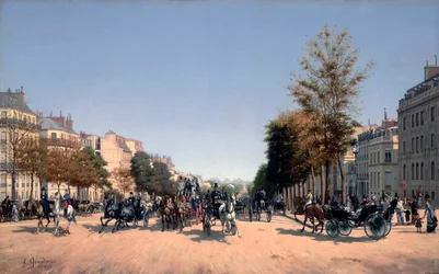 View of the Champs-Elysees from the Place de l
