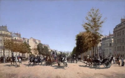 View of the Champs-Elysees from the Place de l