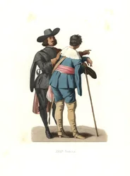 Portrait of Two Artists, Spain