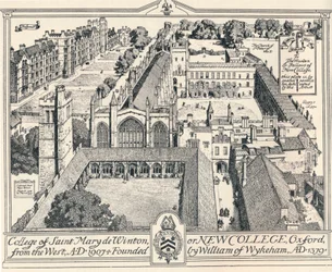 New College, Oxford, c1905