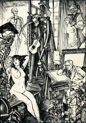The Cartoonist - Stage VI, c1920