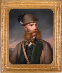 Portrait of Franz Joseph I of Austria in Hunting Attire