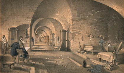 Interior of Fort Nicholas
