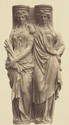 Caryatids by Astyanax Bosio, Decoration of the Louvre, Paris