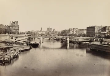 The Solferino Bridge, Paris, c. 1860
