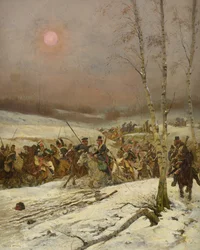 Cossacks Attacking a squadron of the Guards of Honour