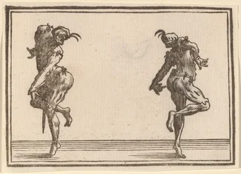 Two Pantaloons Dancing