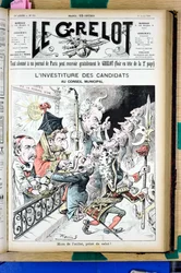 Cover of Le Grelot, number 992, Satirical in Black & White