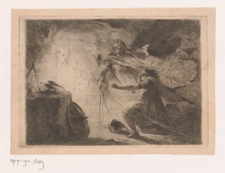 Saul with the Witch of Endor