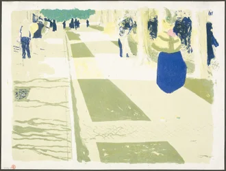 The Avenue, Plate Two from Landscapes and Interiors