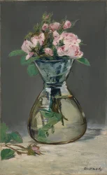 Moss Roses in a Vase. 1882