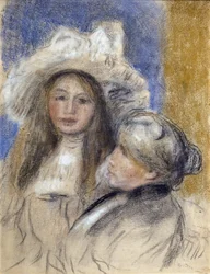 Portrait of Berthe Morisot and her daughter Julie Manet