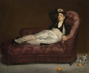 Reclining Young Woman in Spanish Costume