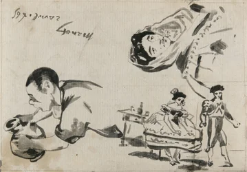 Sketches from "The Gypsies," "The Spanish Ballet," and "Lola de Valence" for "L