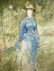 Young Woman in the Greenery