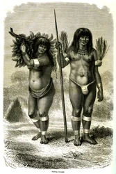 Couple of Ticuna Indians from Peru