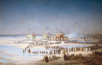Inauguration Ceremony of the Suez Canal at Port-Said, 17 November, 1869